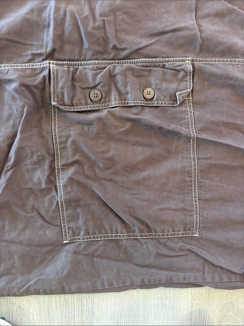 Pottery Barn Kids Brown Duvet Cover
